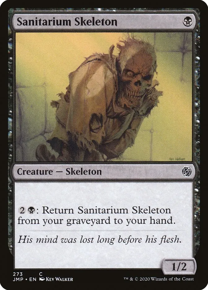 2020 Jumpstart Sanitarium Skeleton common #273 common card image
