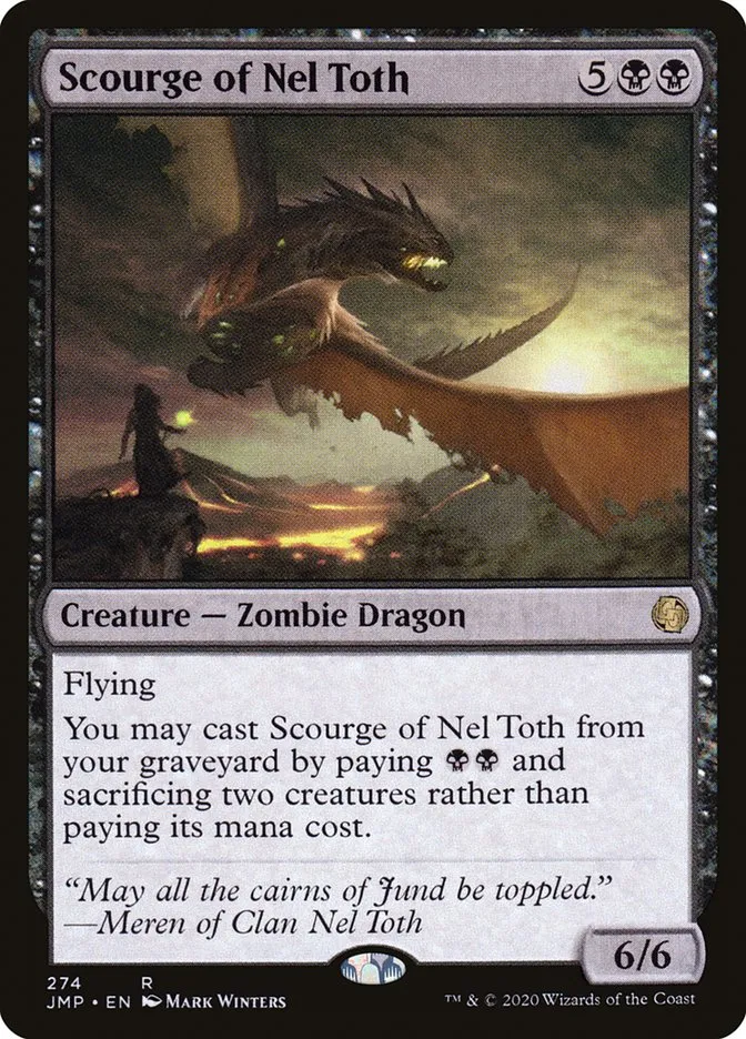2020 Jumpstart Scourge of Nel Toth rare #274 rare card image