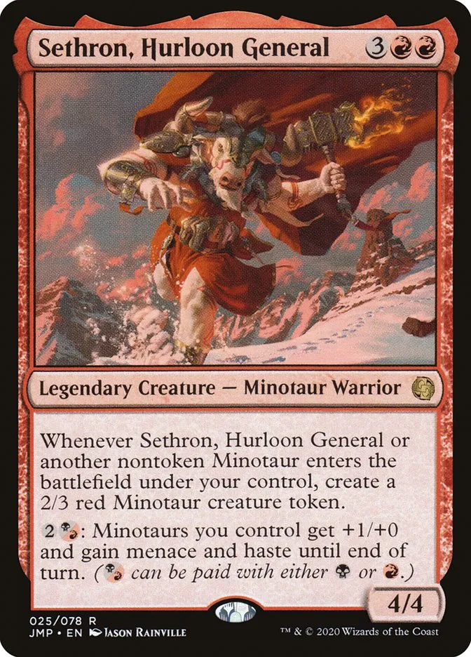 2020 Jumpstart Sethron, Hurloon General rare #25 rare card image
