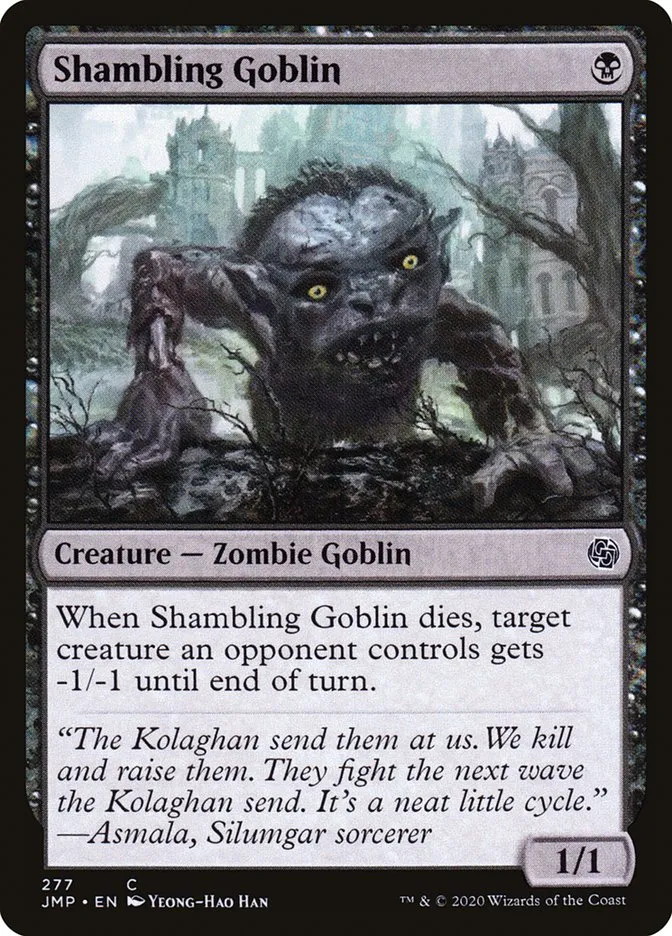 2020 Jumpstart Shambling Goblin common #277 common card image