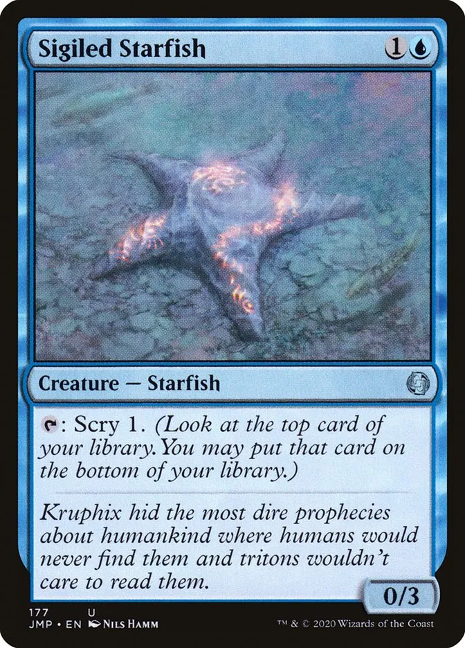 2020 Jumpstart Sigiled Starfish uncommon #177 uncommon card image