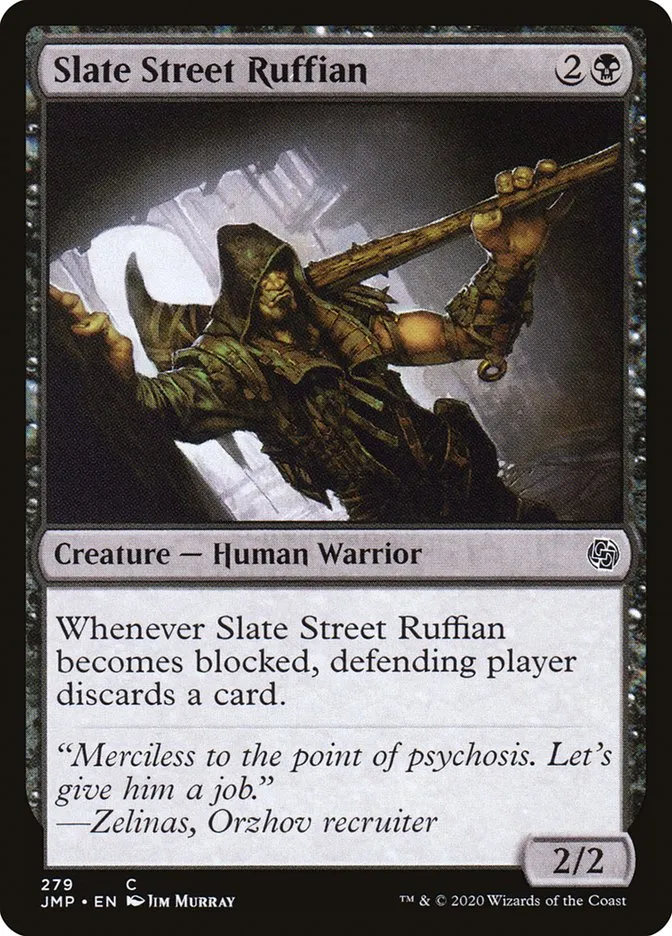 2020 Jumpstart Slate Street Ruffian #279 common card image