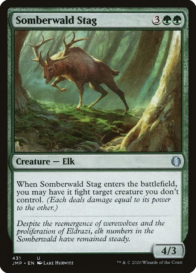 2020 Jumpstart Somberwald Stag uncommon #431 uncommon card image