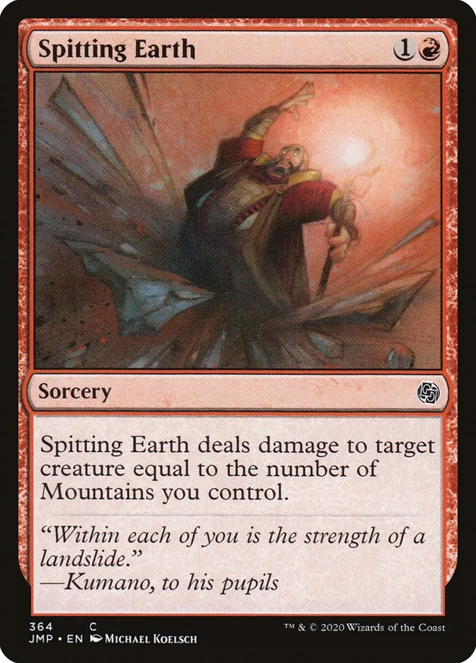 2020 Jumpstart Spitting Earth common #364 common card image