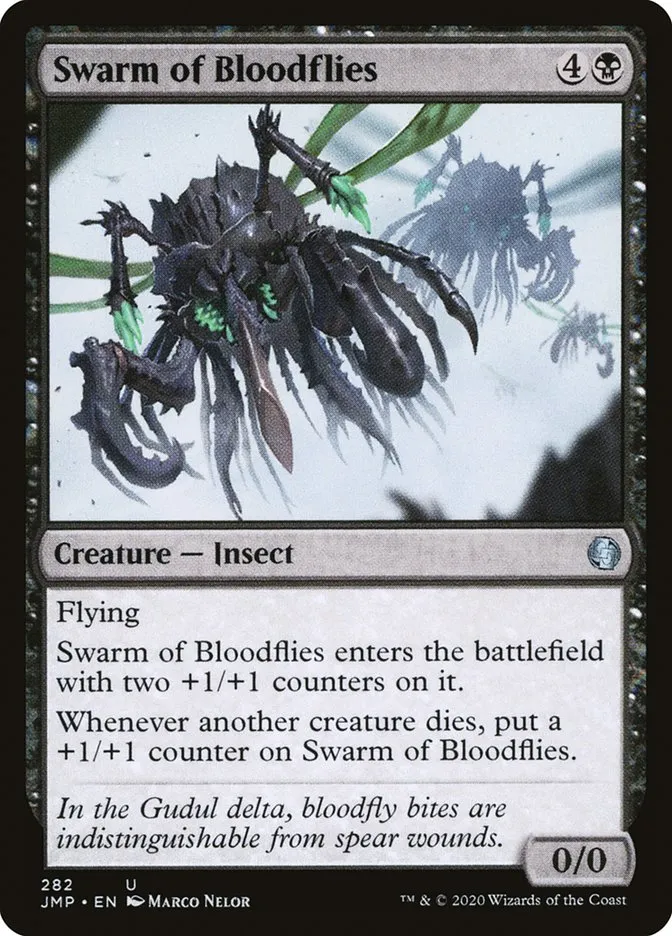 2020 Jumpstart Swarm of Bloodflies uncommon #282 uncommon card image