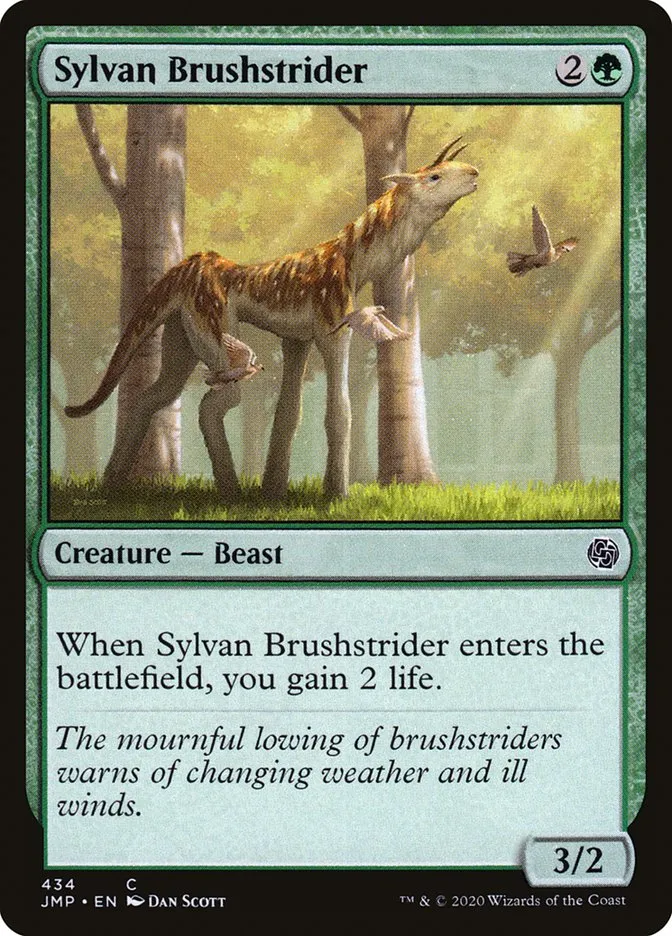 2020 Jumpstart Sylvan Brushstrider common #434 common card image