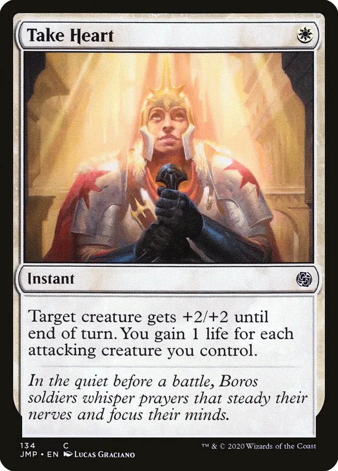 2020 Jumpstart Take Heart common #134 common card image