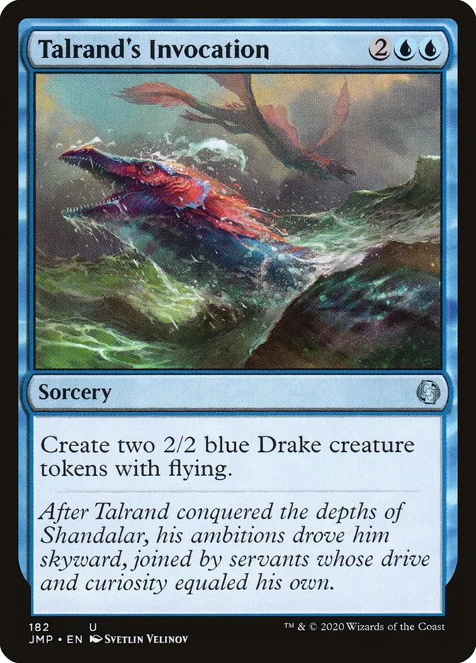 2020 Jumpstart Talrand's Invocation uncommon #182 uncommon card image