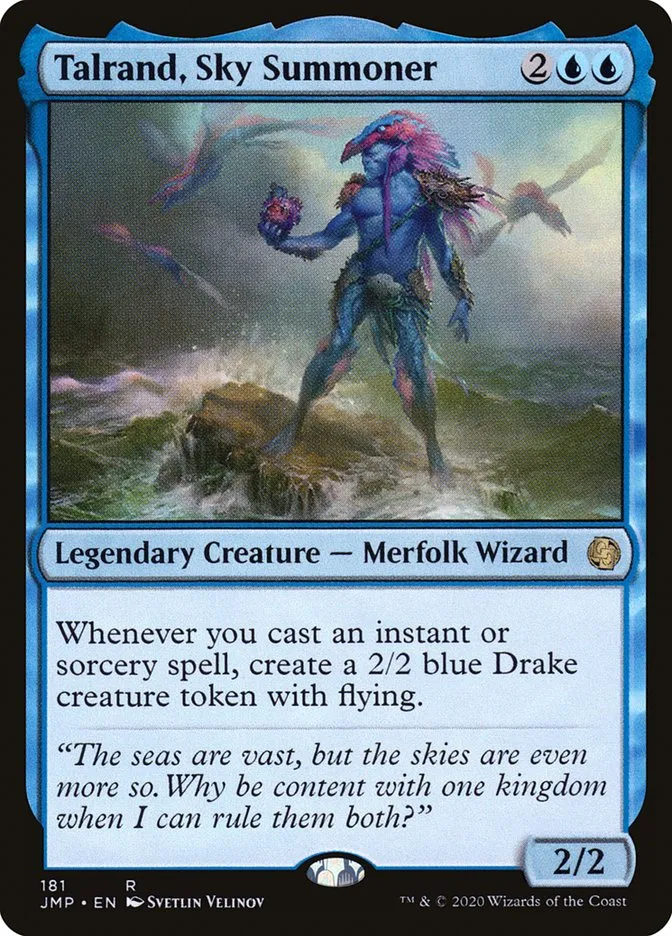 2020 Jumpstart Talrand, Sky Summoner rare #181 rare card image