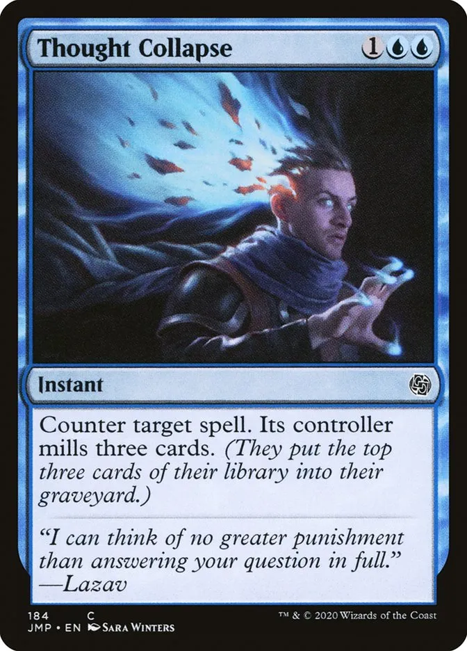 2020 Jumpstart Thought Collapse common #184 common card image