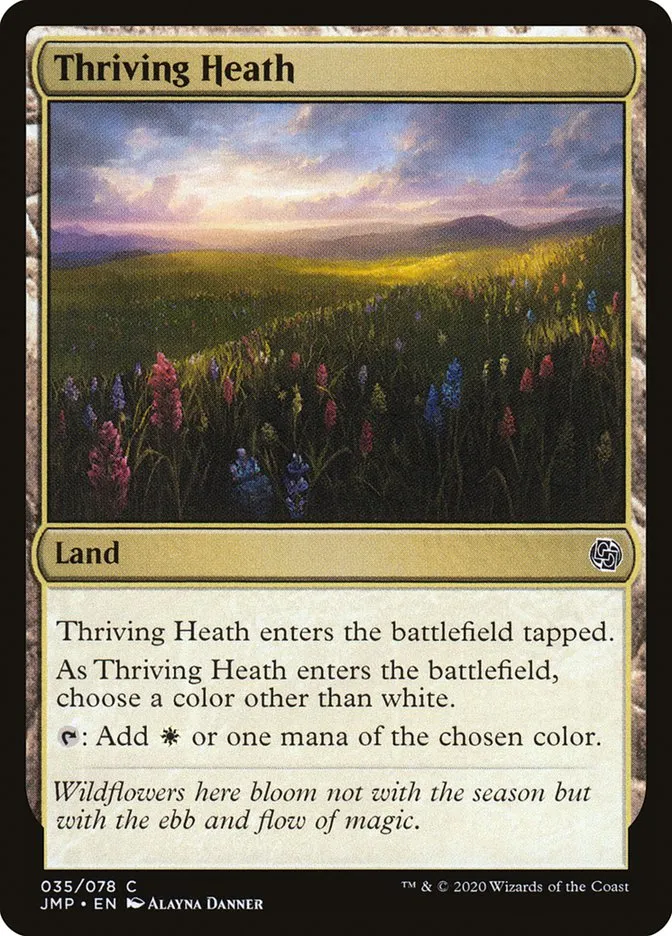2020 Jumpstart Thriving Heath common #35 common card image