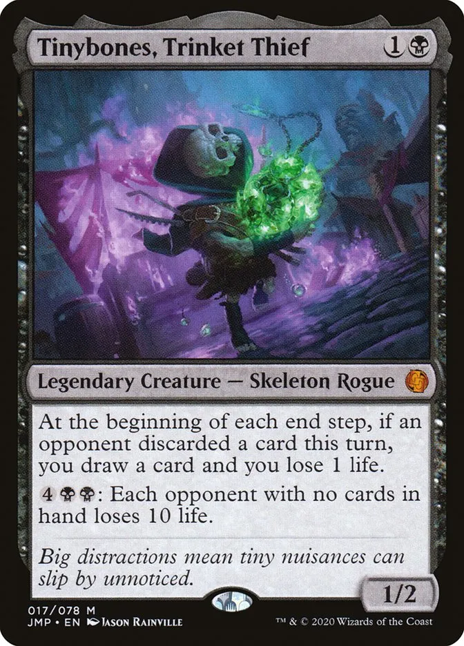 2020 Jumpstart Tinybones, Trinket Thief mythic #17 mythic card image