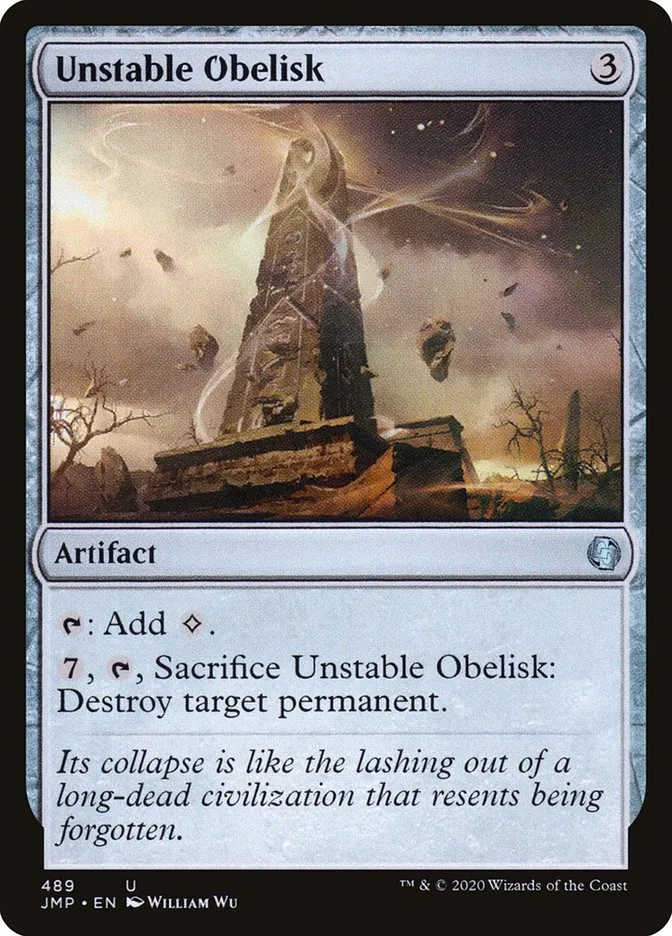 2020 Jumpstart Unstable Obelisk uncommon #489 uncommon card image