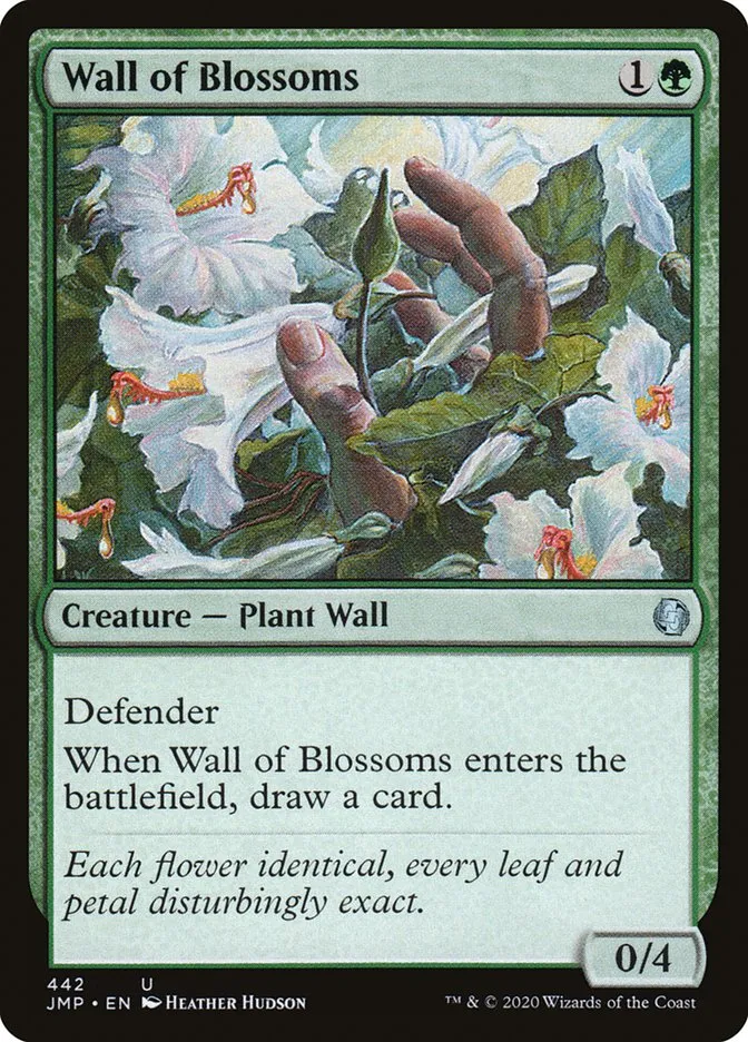 2020 Jumpstart Wall of Blossoms #442 uncommon card image