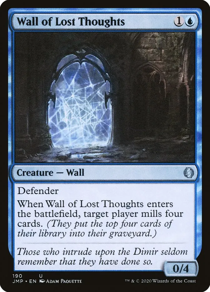 2020 Jumpstart Wall of Lost Thoughts uncommon #190 uncommon card image