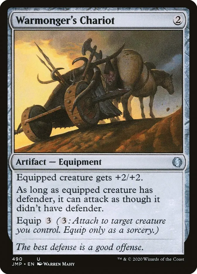 2020 Jumpstart Warmonger's Chariot #490 uncommon card image