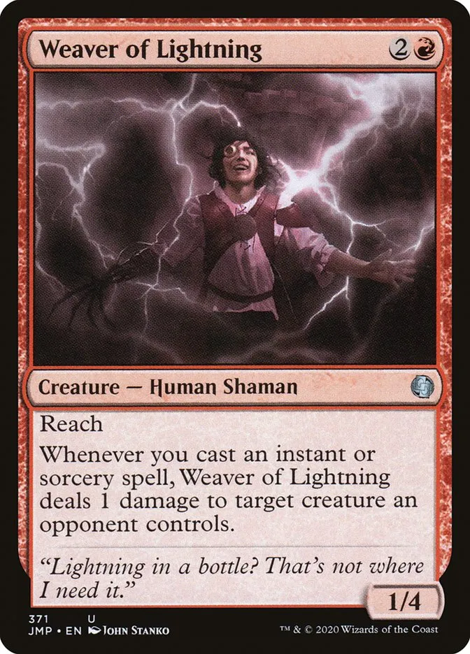 2020 Jumpstart Weaver of Lightning #371 uncommon card image