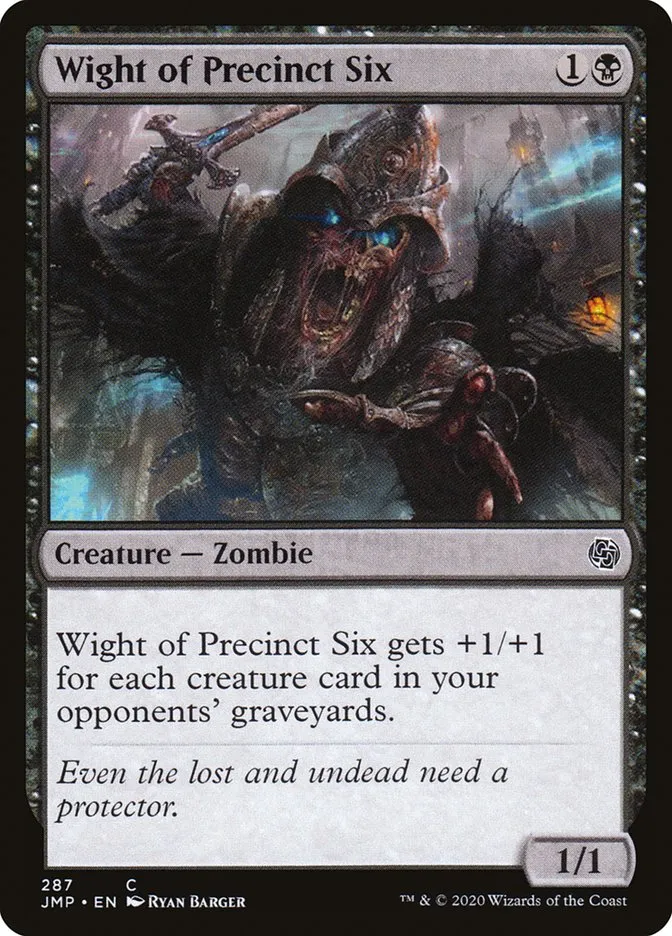 2020 Jumpstart Wight of Precinct Six #287 common card image