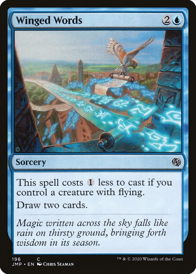 2020 Jumpstart Winged Words common #196 common card image