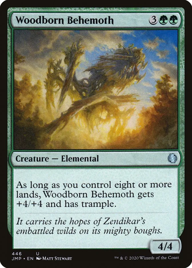2020 Jumpstart Woodborn Behemoth #446 uncommon card image