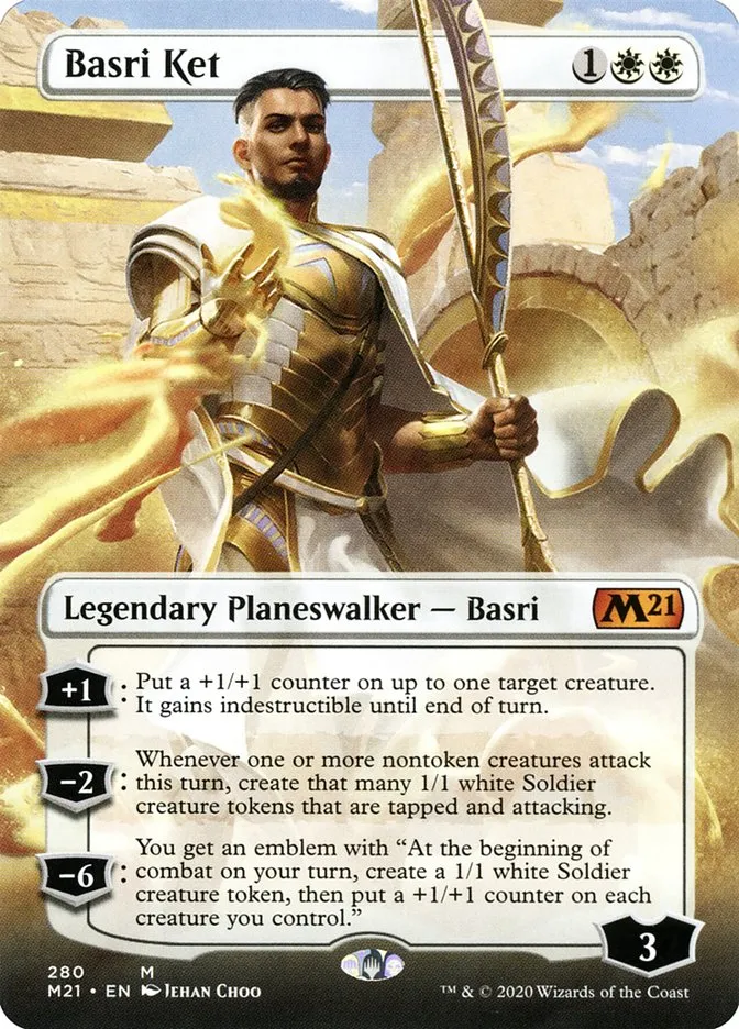 2020 Core Set 2021 Basri Ket mythic #280 mythic card image