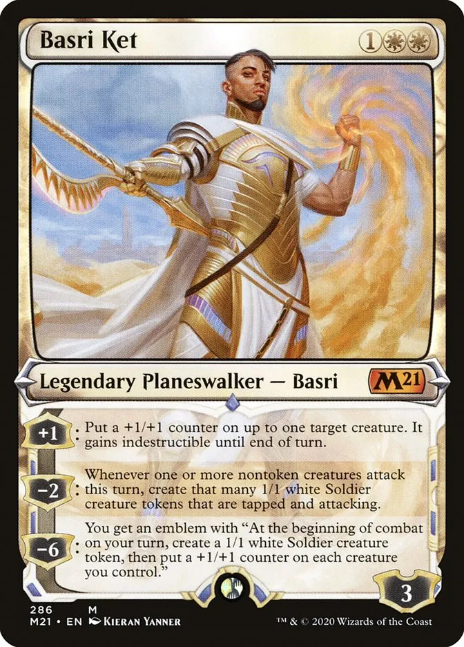 2020 Core Set 2021 Basri Ket mythic #286 mythic card image