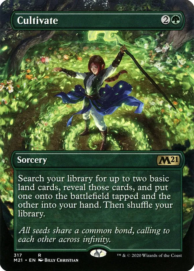 2020 Core Set 2021 Cultivate rare #317 rare card image