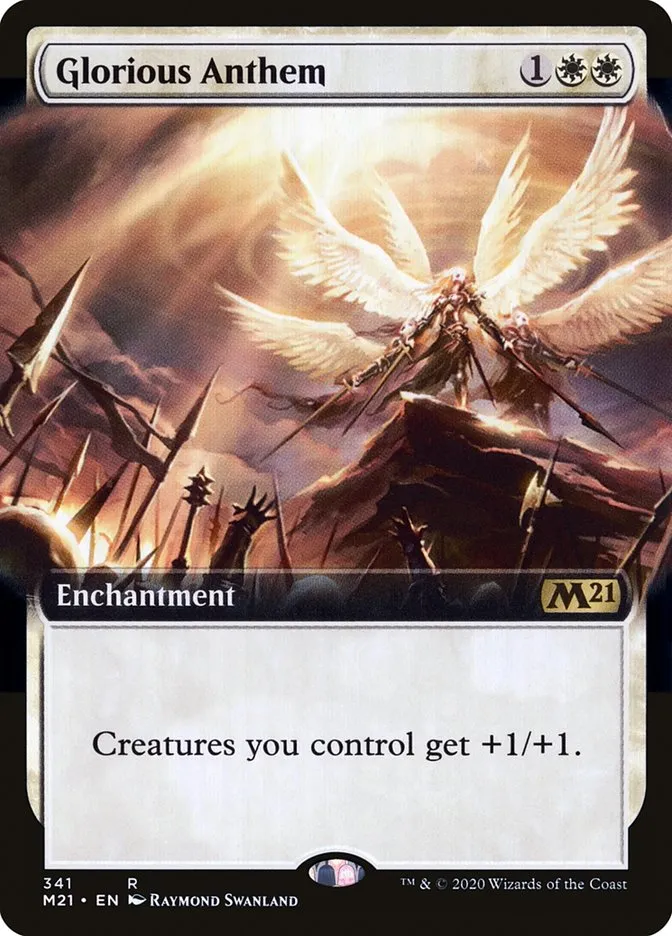 2020 Core Set 2021 Glorious Anthem rare #341 rare card image