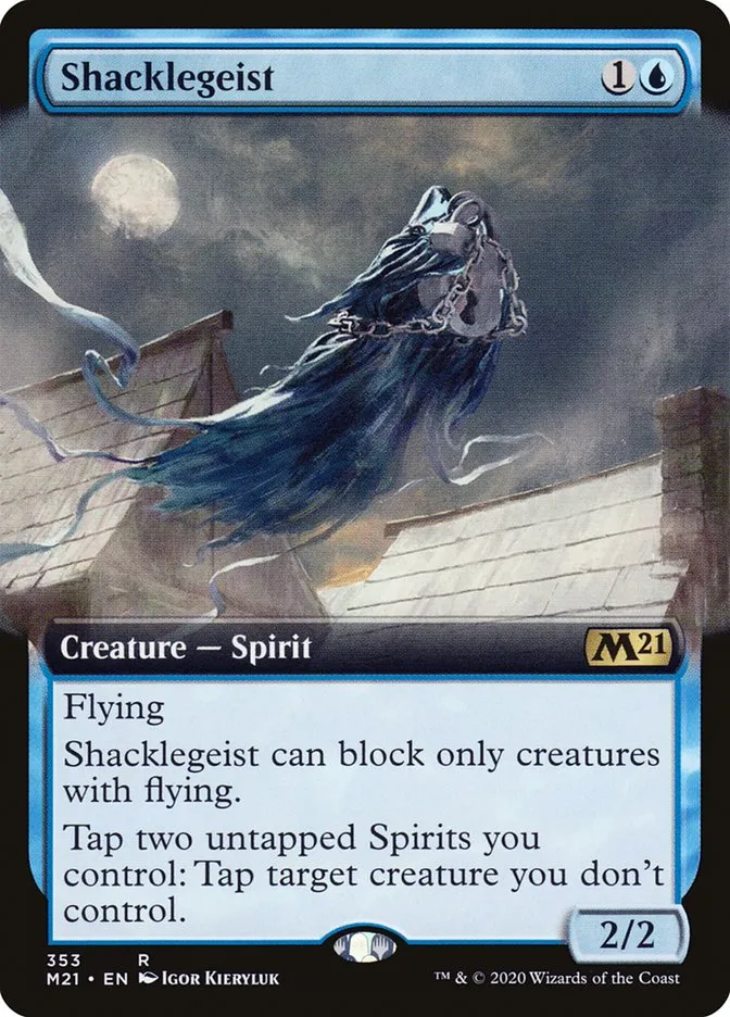 2020 Core Set 2021 Shacklegeist #353 rare card image