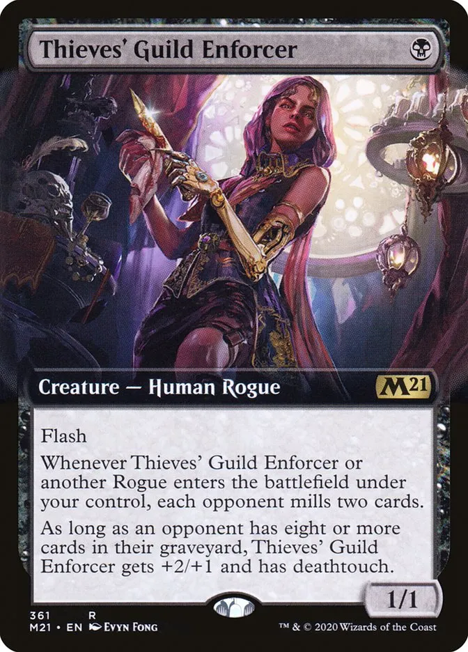 2020 Core Set 2021 Thieves' Guild Enforcer rare #361 rare card image