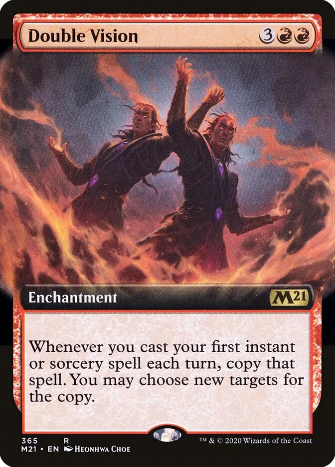 2020 Core Set 2021 Double Vision rare #365 rare card image
