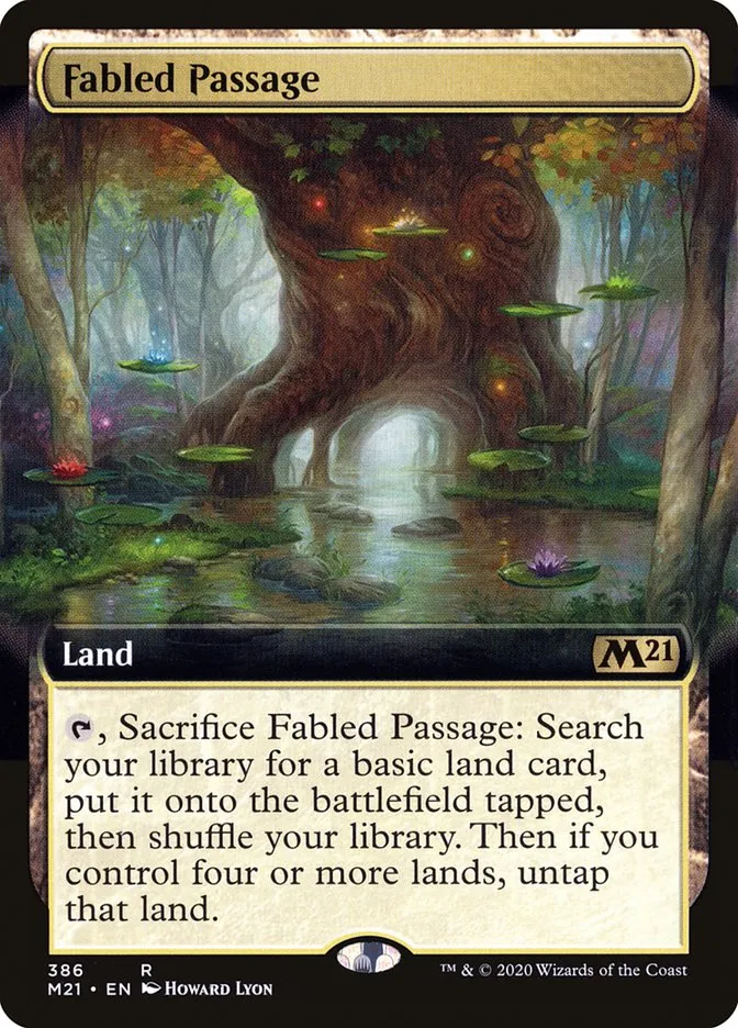 2020 Core Set 2021 Fabled Passage rare #386 rare card image