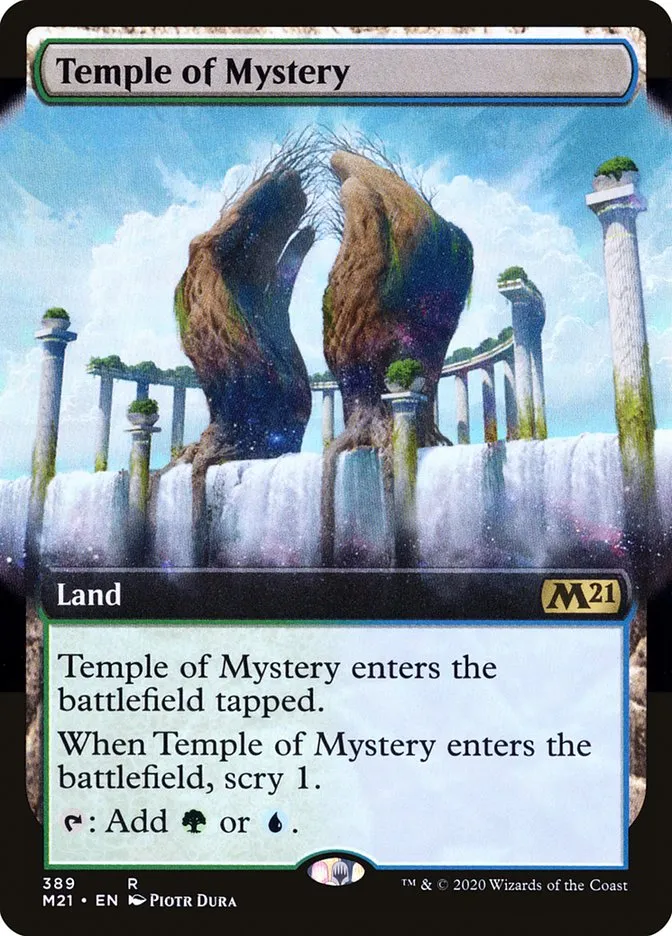2020 Core Set 2021 Temple of Mystery #389 rare card image