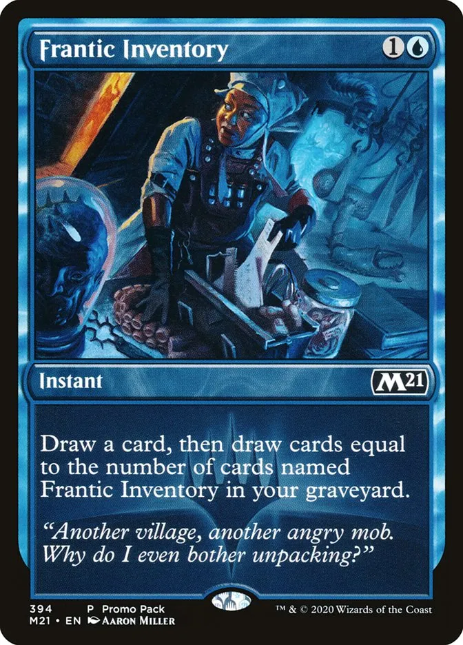 2020 Core Set 2021 Frantic Inventory common #394 common card image
