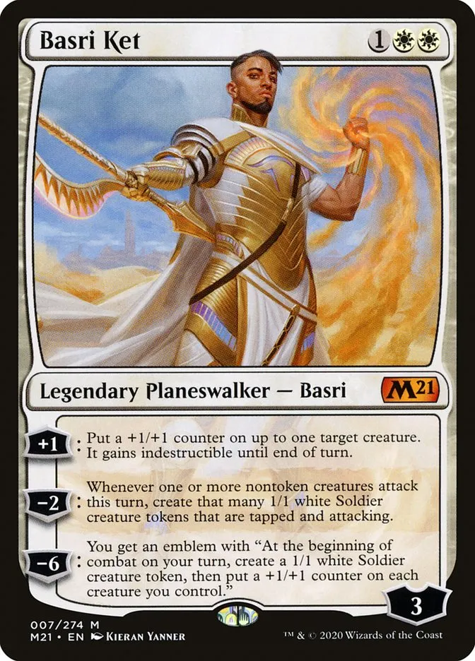 2020 Core Set 2021 Basri Ket mythic #7 mythic card image
