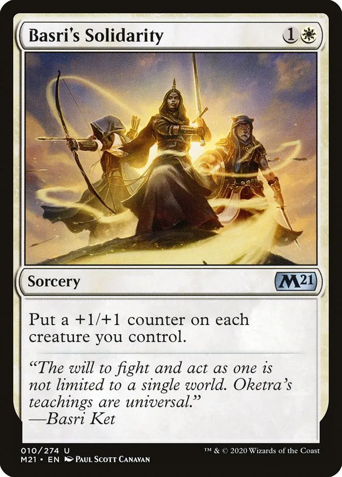 2020 Core Set 2021 Basri's Solidarity uncommon #10 uncommon card image