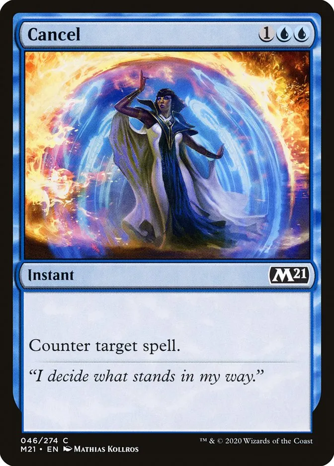 2020 Core Set 2021 Cancel common #46 common card image