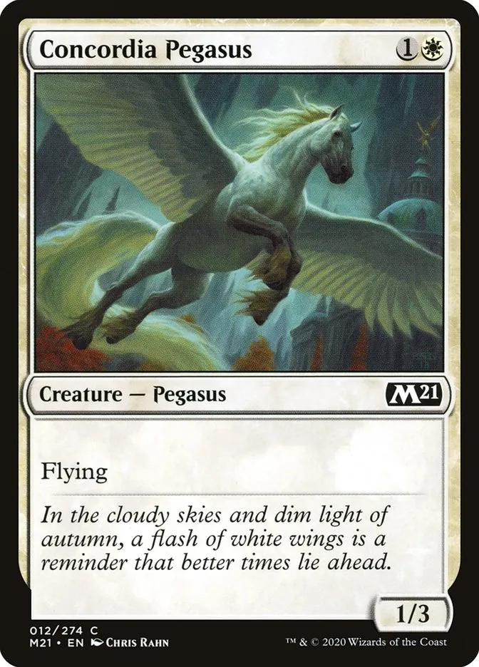 2020 Core Set 2021 Concordia Pegasus common #12 common card image