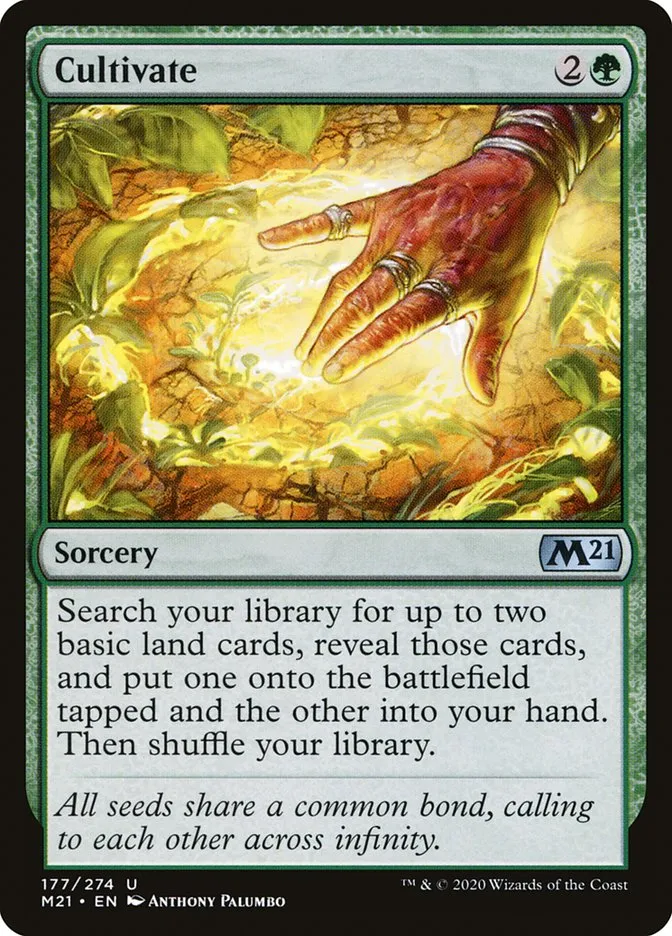 2020 Core Set 2021 Cultivate uncommon #177 uncommon card image