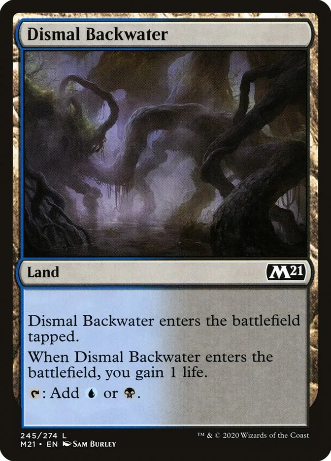 2020 Core Set 2021 Dismal Backwater common #245 common card image