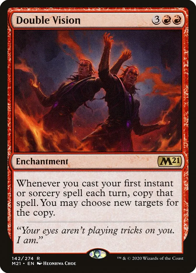 2020 Core Set 2021 Double Vision rare #142 rare card image