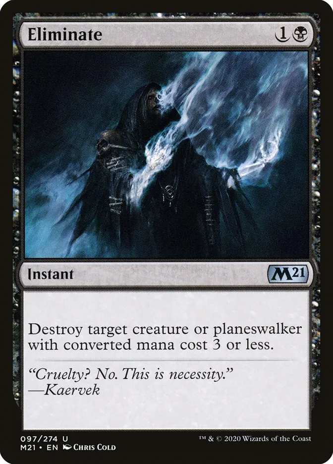 2020 Core Set 2021 Eliminate uncommon #97 uncommon card image