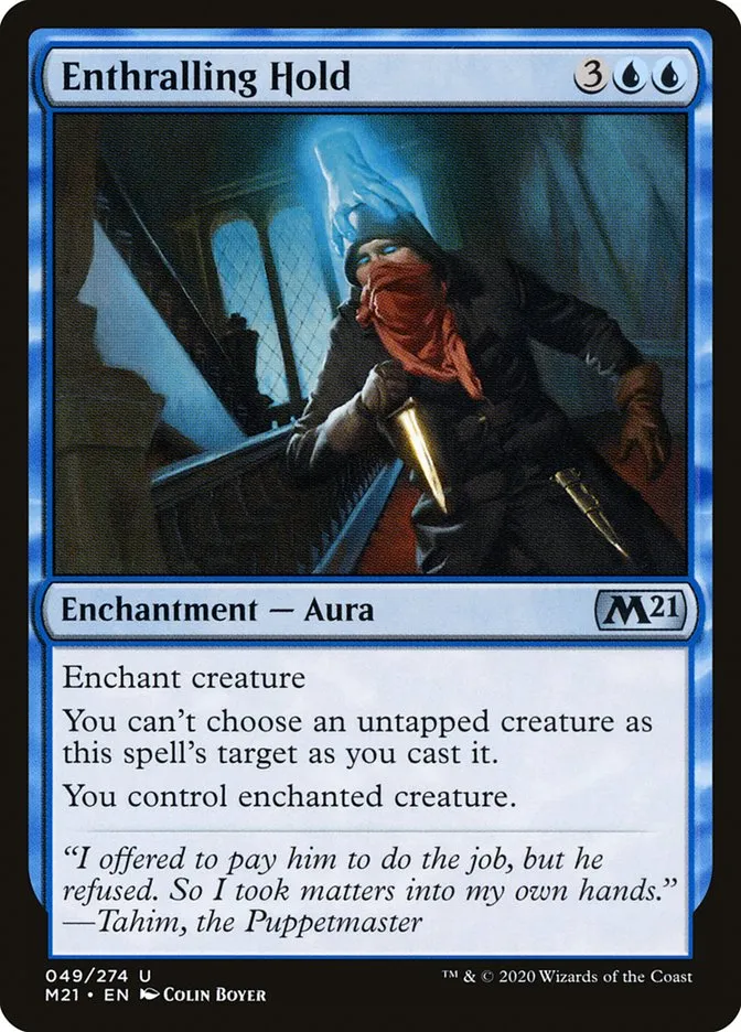 2020 Core Set 2021 Enthralling Hold uncommon #49 uncommon card image