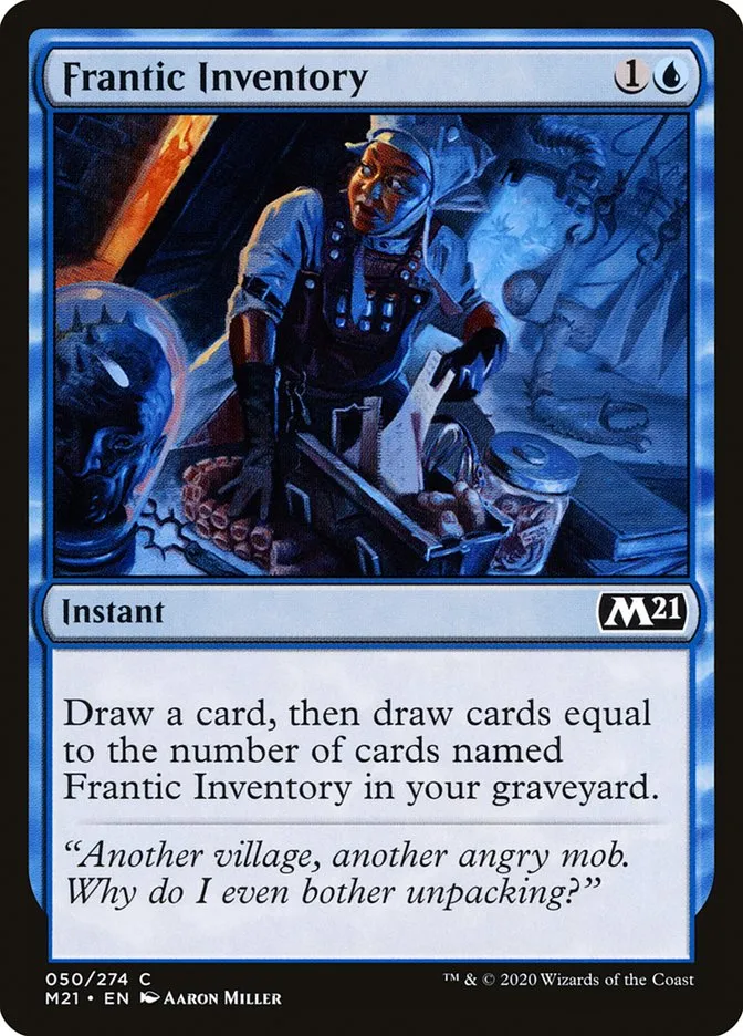 2020 Core Set 2021 Frantic Inventory common #50 common card image