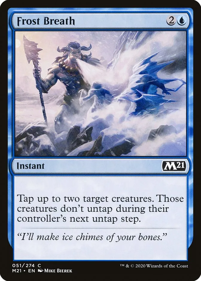 2020 Core Set 2021 Frost Breath common #51 common card image