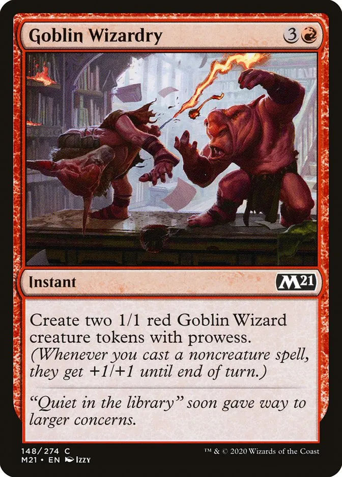 2020 Core Set 2021 Goblin Wizardry common #148 common card image