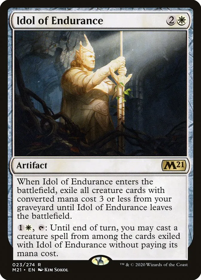 2020 Core Set 2021 Idol of Endurance rare #23 rare card image