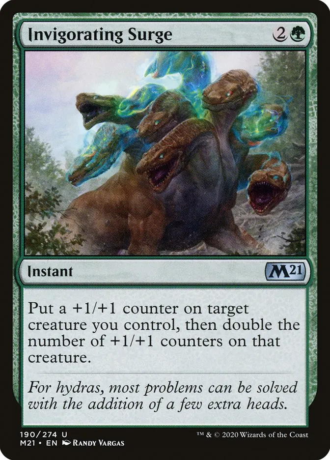 2020 Core Set 2021 Invigorating Surge uncommon #190 uncommon card image