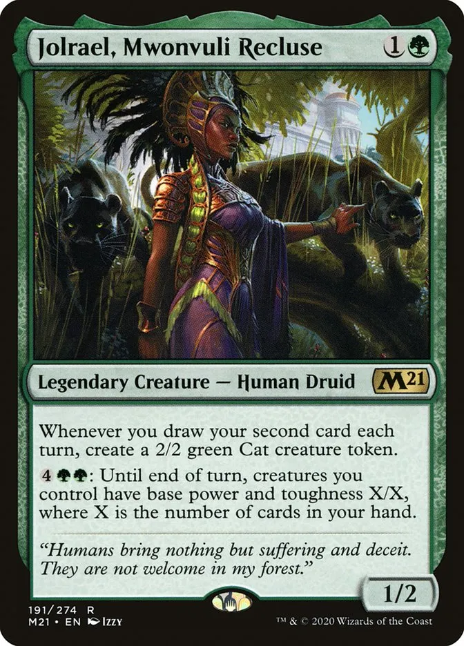 2020 Core Set 2021 Jolrael, Mwonvuli Recluse rare #191 rare card image