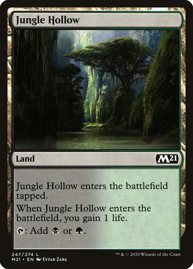 2020 Core Set 2021 Jungle Hollow common #247 common card image